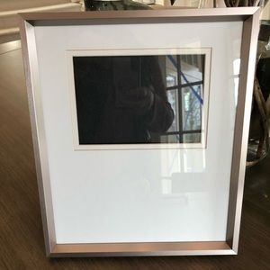 Pottery Barn Metal Gallery Single Opening picture Frame.